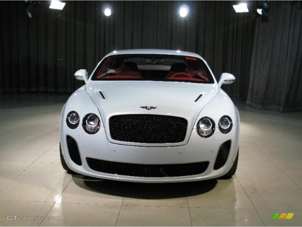 2010 Continental GT Supersports - Ice White / Beluga/Hotspur photo #4