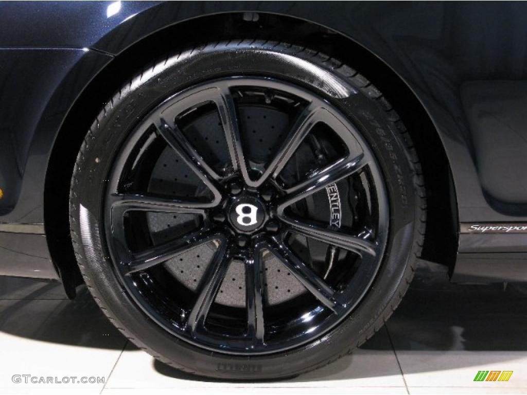 2010 Continental GT Supersports - Onyx / Beluga/Newmarket Tan photo #14