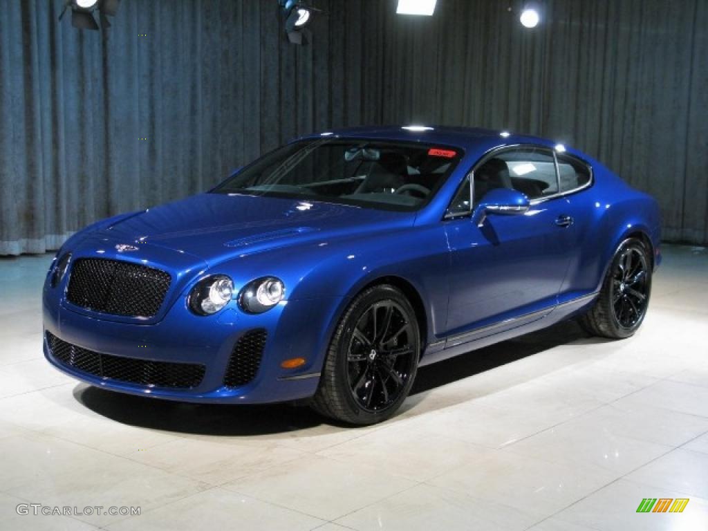 2010 Continental GT Supersports - Moroccan Blue / Beluga photo #1