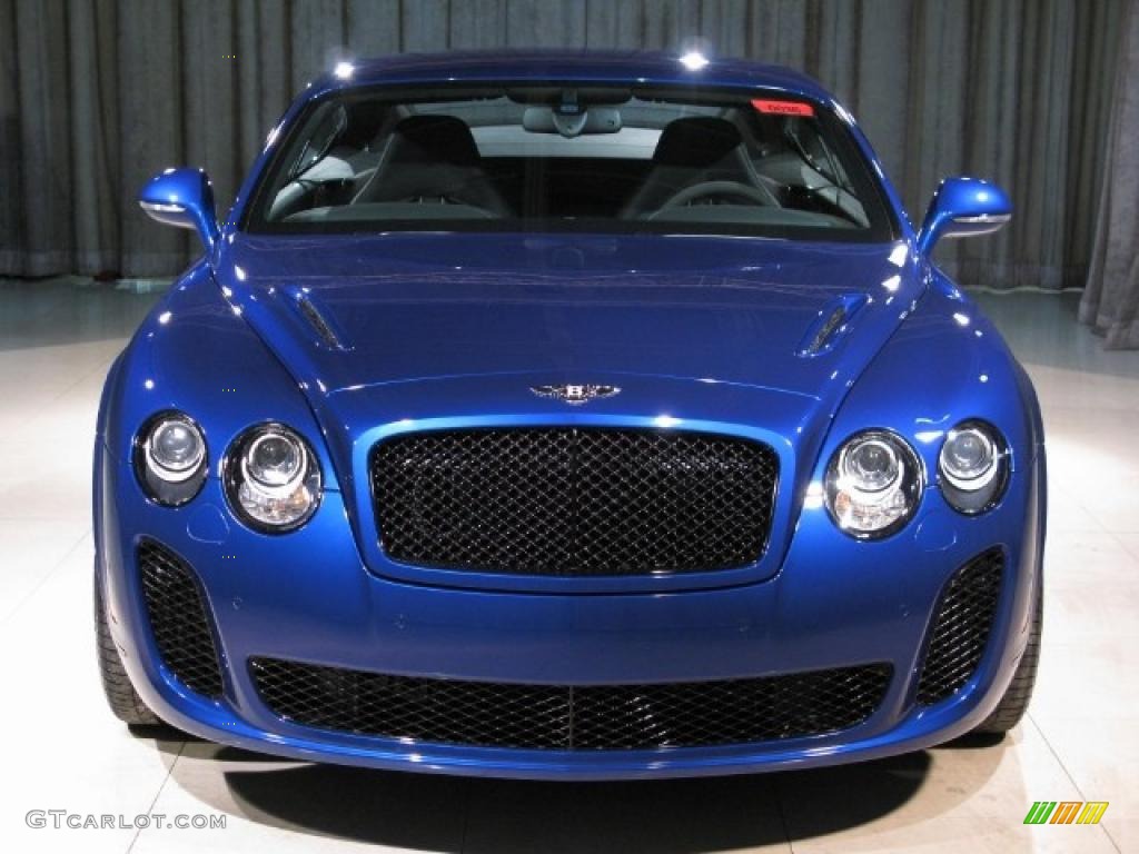 2010 Moroccan Blue Bentley Continental Gt Supersports