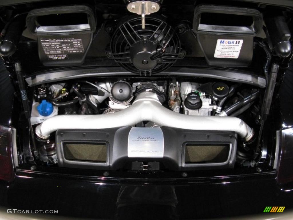 2008 911 Turbo Cabriolet - Black / Black photo #16
