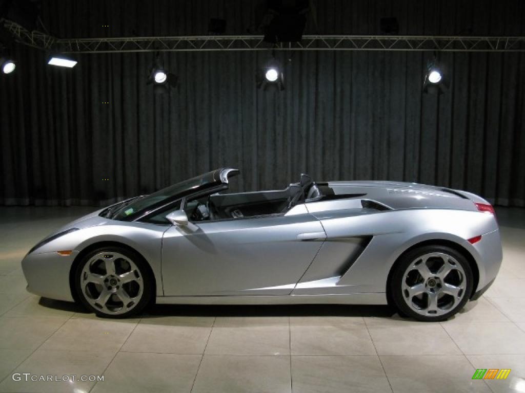 Grigio Altair (Silver) 2007 Lamborghini Gallardo Spyder Exterior Photo #28721238