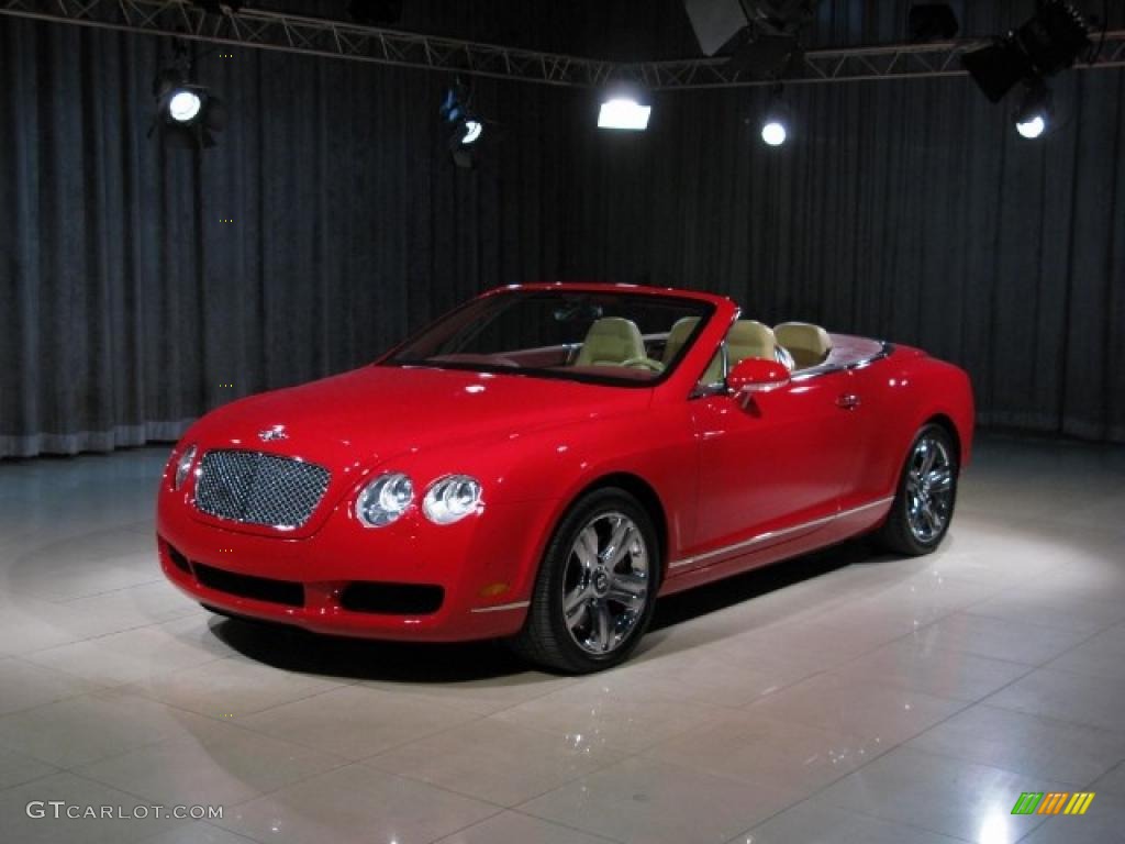 2007 Continental GTC  - St. James Red / Saffron photo #1