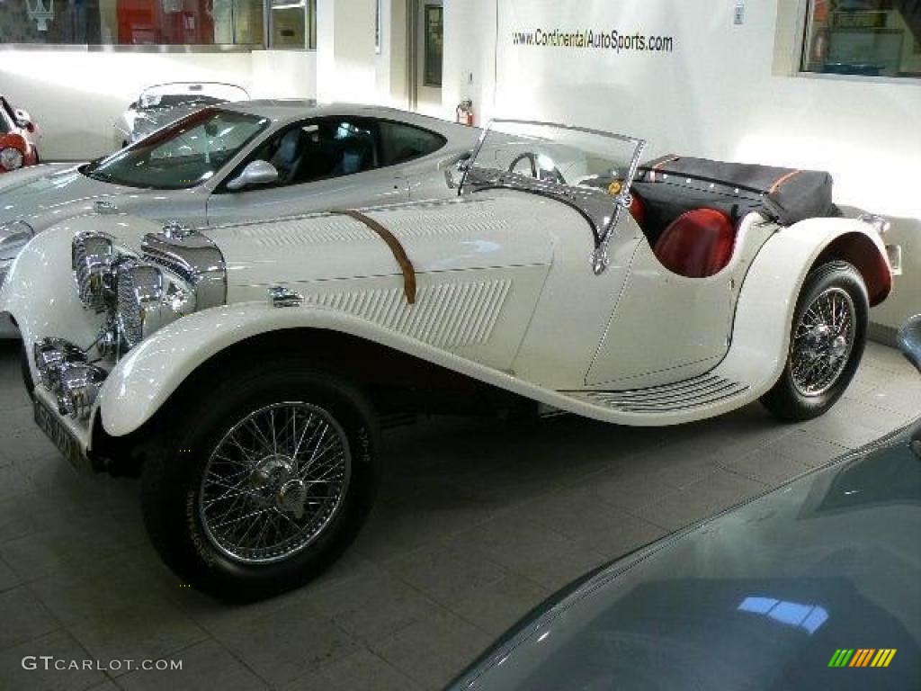 White Jaguar SS 100