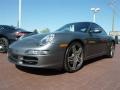 2008 Meteor Grey Metallic Porsche 911 Carrera Coupe  photo #4