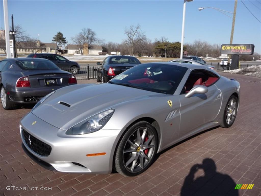 Silver 2010 Ferrari California Standard California Model Exterior Photo #28722904