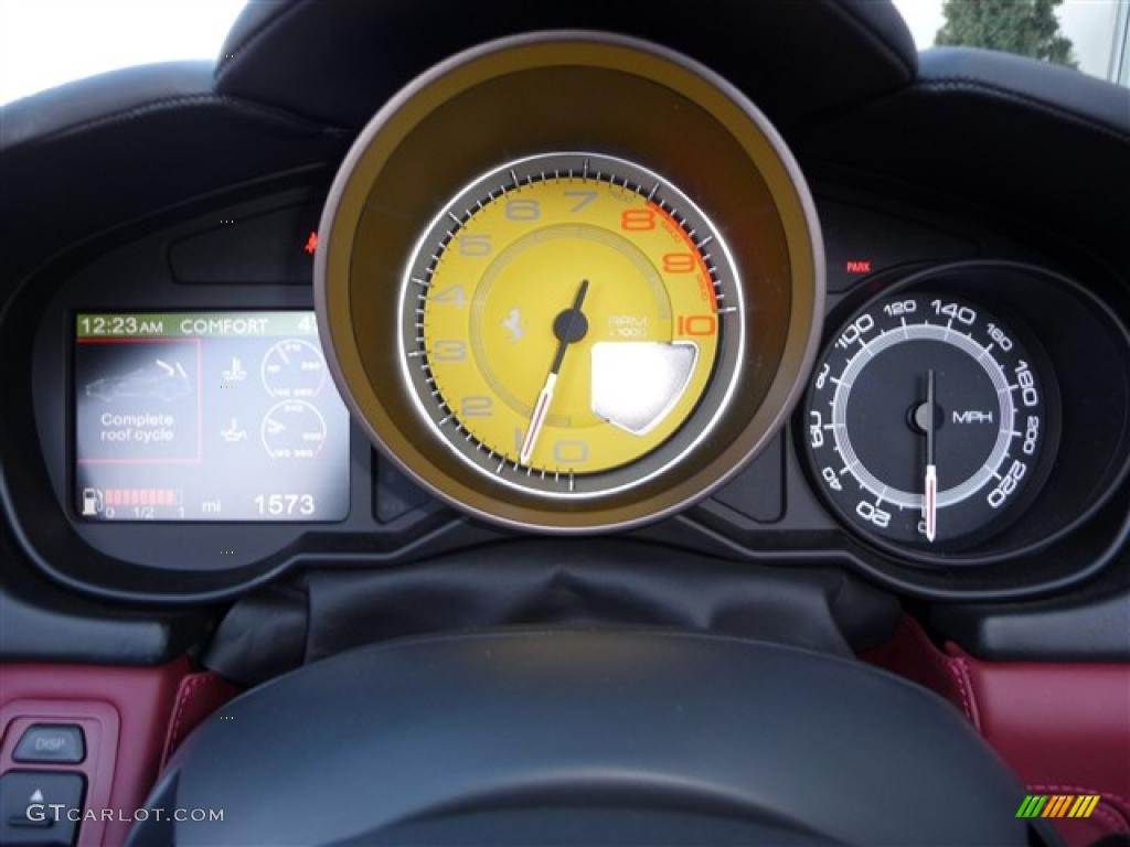 2010 Ferrari California Standard California Model Gauges Photo #28722924