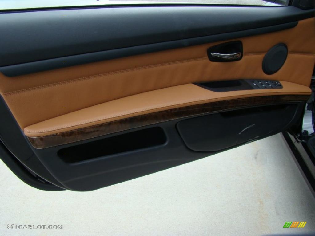 2008 3 Series 328i Convertible - Black Sapphire Metallic / Saddle Brown/Black photo #7