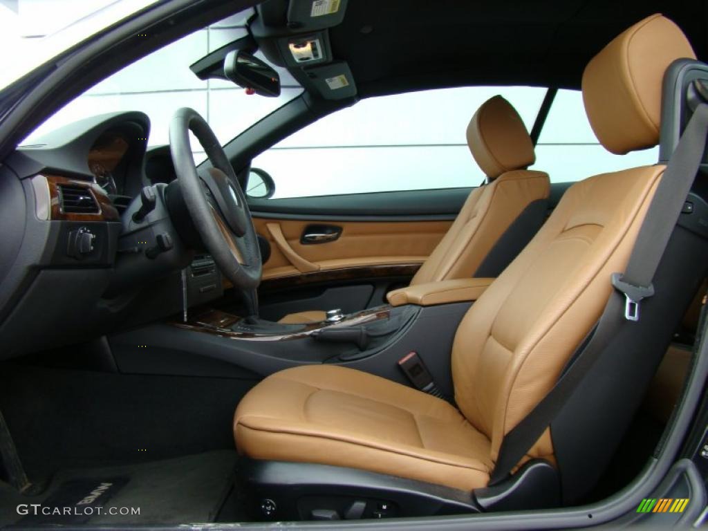 2008 3 Series 328i Convertible - Black Sapphire Metallic / Saddle Brown/Black photo #9