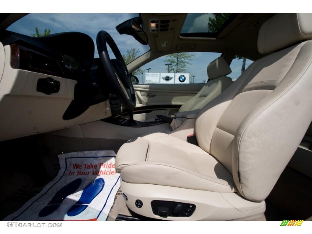 2007 3 Series 328i Coupe - Montego Blue Metallic / Cream Beige photo #9
