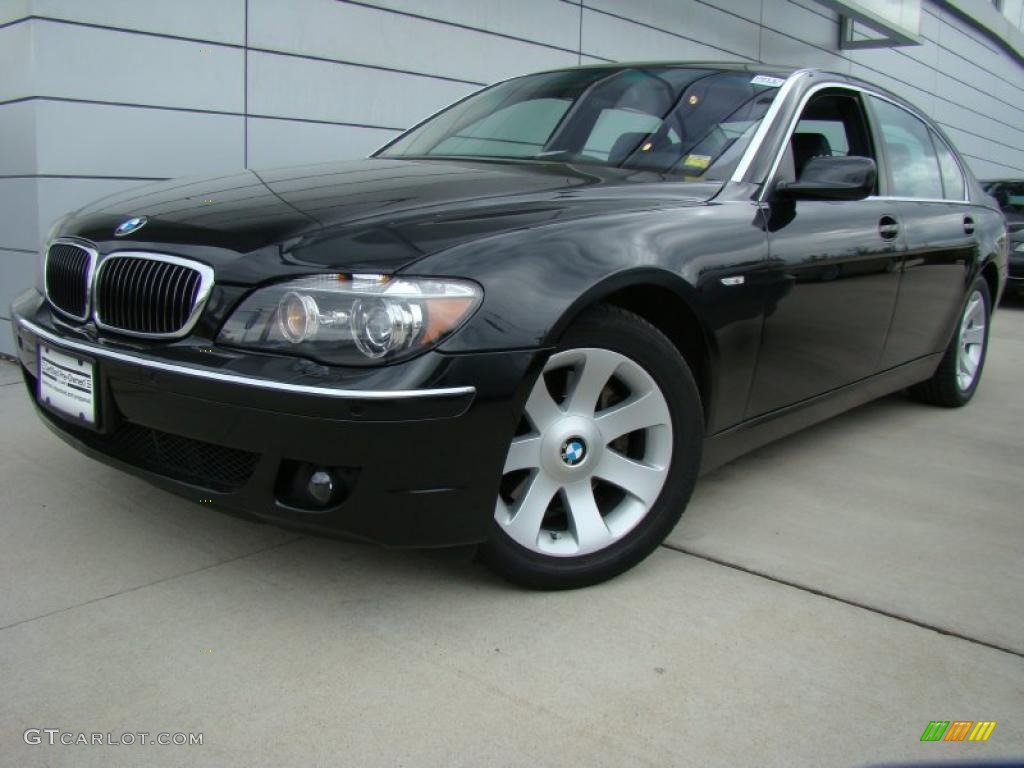 2008 7 Series 750Li Sedan - Black Sapphire Metallic / Black photo #1