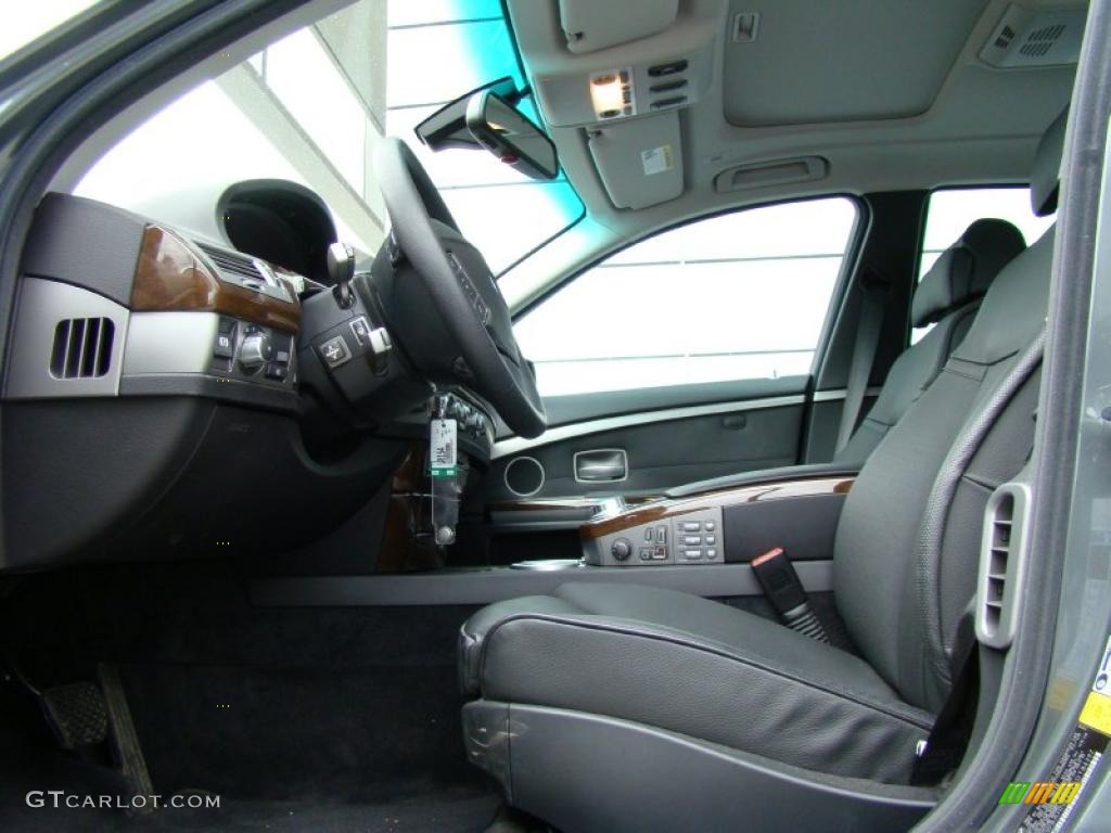 2008 7 Series 750Li Sedan - Titanium Grey Metallic / Black photo #9