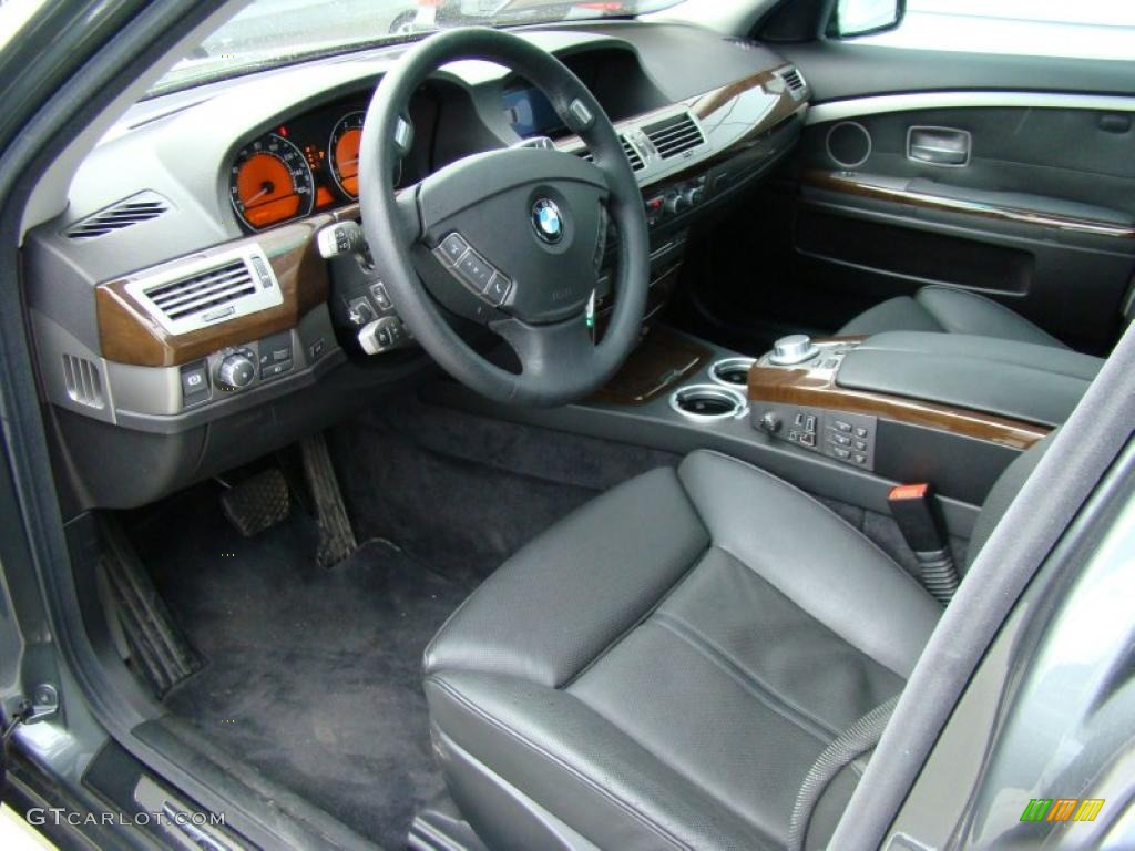 2008 7 Series 750Li Sedan - Titanium Grey Metallic / Black photo #10