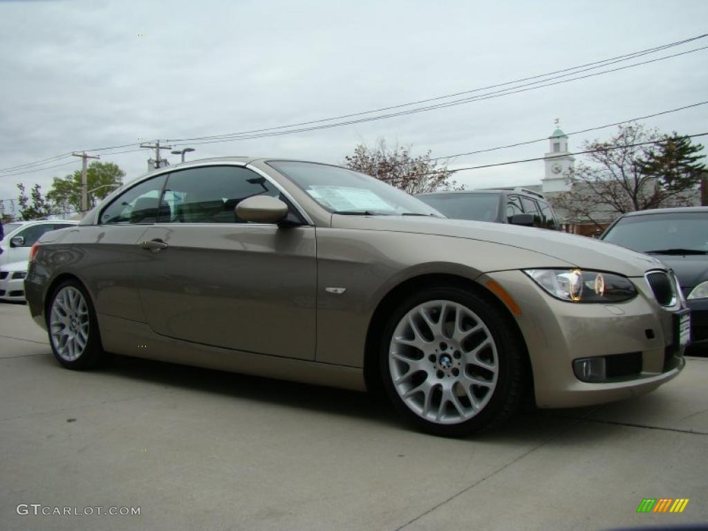 2007 3 Series 328i Convertible - Platinum Bronze Metallic / Cream Beige photo #3