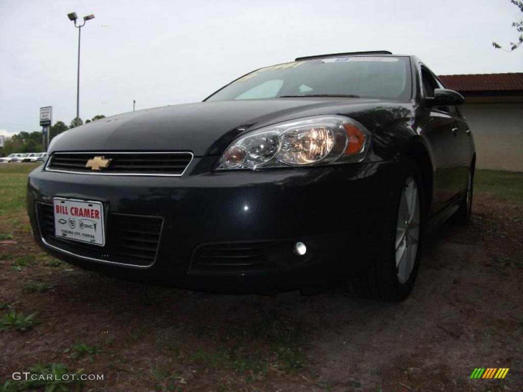 2009 Impala LTZ - Slate Metallic / Ebony photo #2