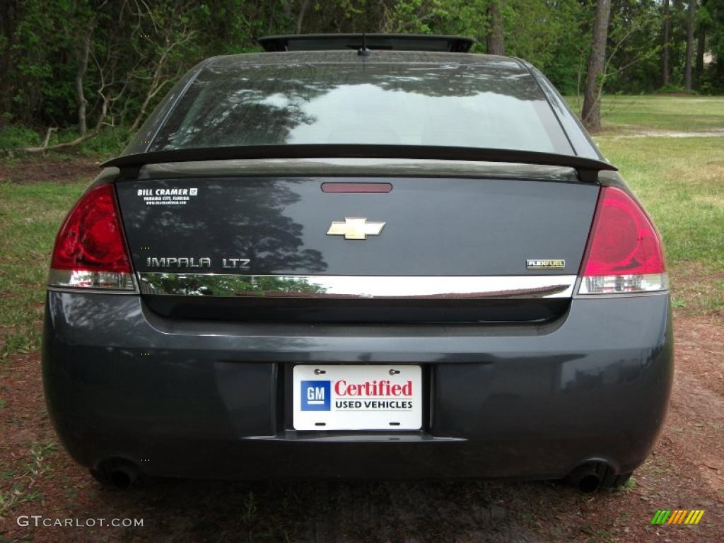 2009 Impala LTZ - Slate Metallic / Ebony photo #3