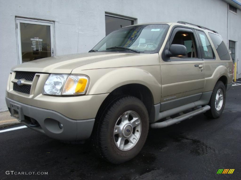 2001 Explorer Sport 4x4 - Harvest Gold Metallic / Medium Prairie Tan photo #1