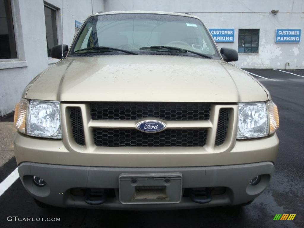 2001 Explorer Sport 4x4 - Harvest Gold Metallic / Medium Prairie Tan photo #2