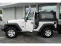 2009 Stone White Jeep Wrangler X 4x4  photo #2