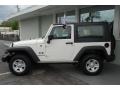 2009 Stone White Jeep Wrangler X 4x4  photo #8