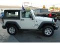 2009 Stone White Jeep Wrangler X 4x4  photo #16