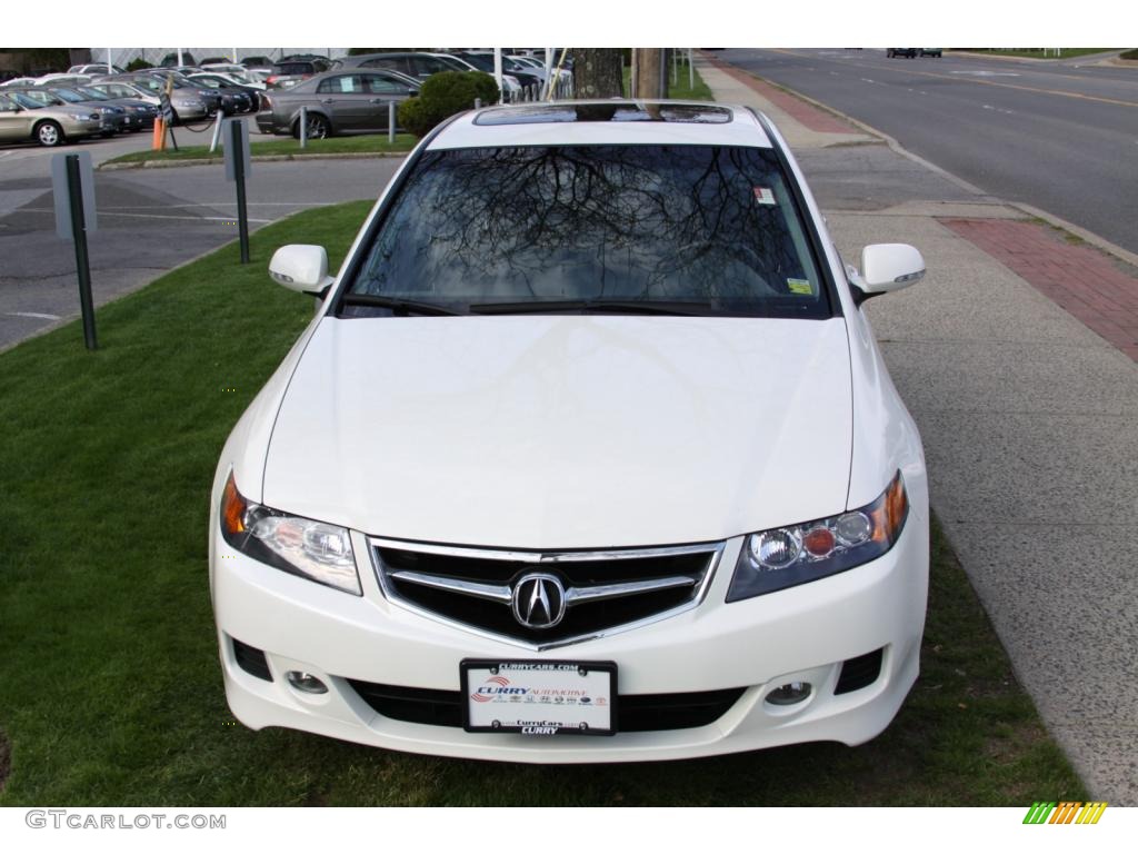 2008 TSX Sedan - Premium White Pearl / Ebony photo #2