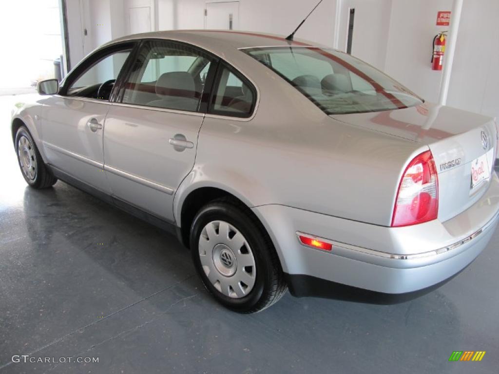 2003 Passat GL Sedan - Reflex Silver Metallic / Grey photo #4
