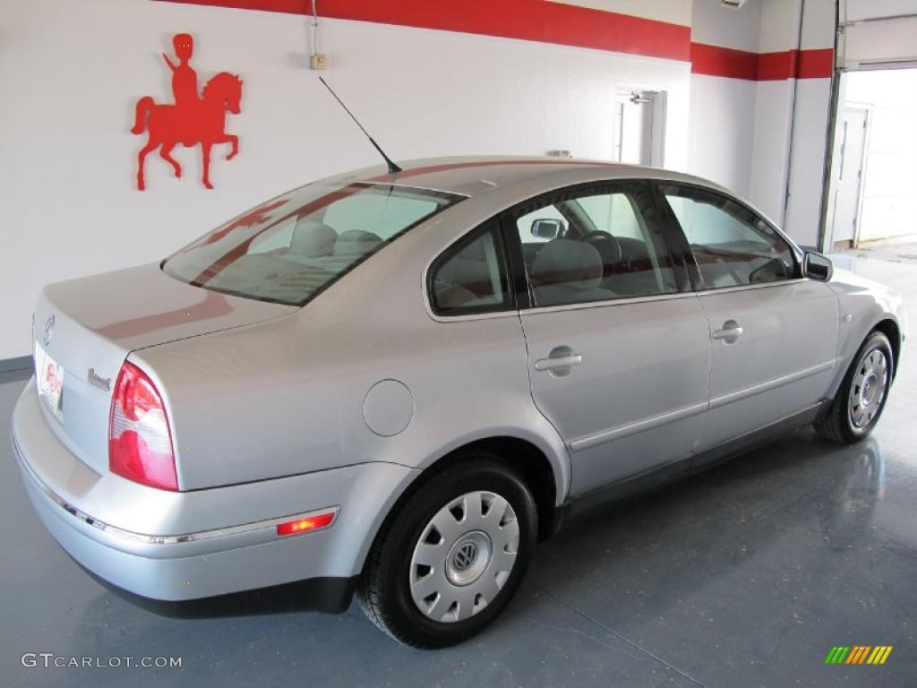2003 Passat GL Sedan - Reflex Silver Metallic / Grey photo #6