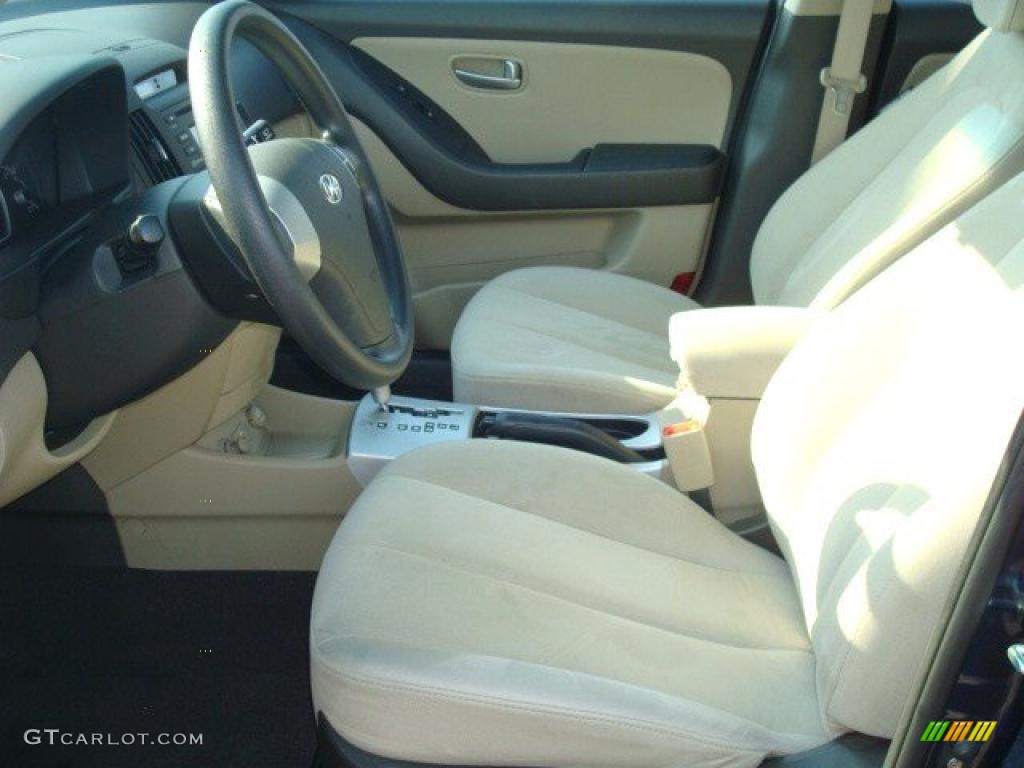 2009 Elantra GLS Sedan - Regatta Blue / Beige photo #9