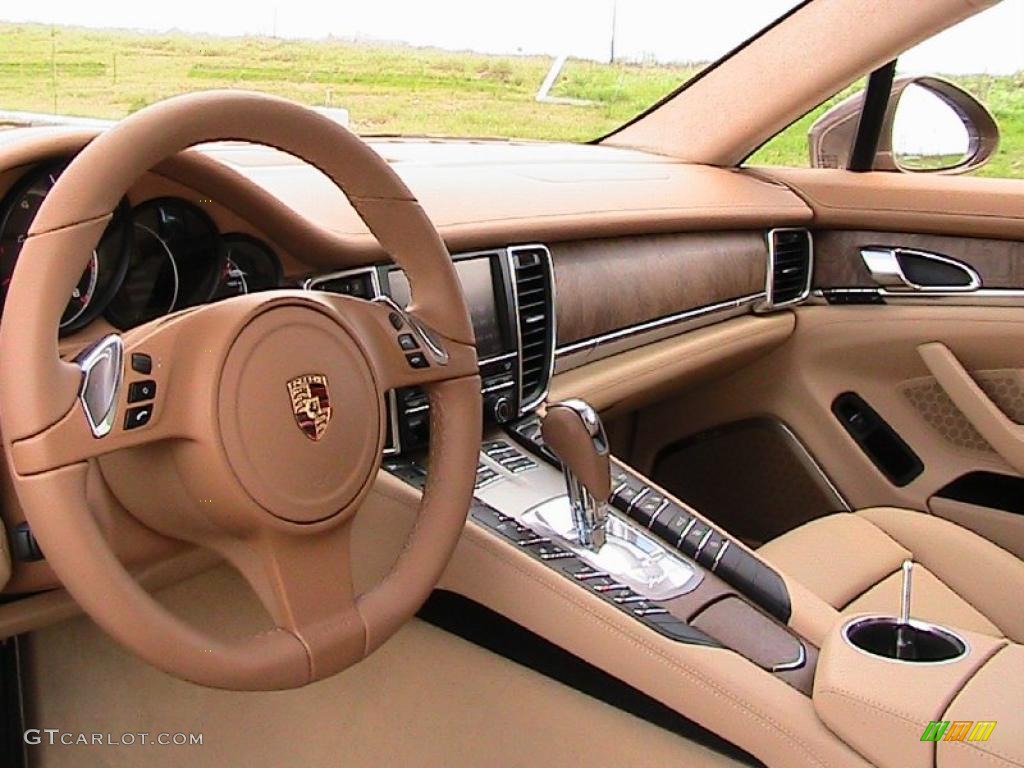 2010 Panamera Turbo - Cognac Metallic / Cognac/Cedar Natural Leather photo #20