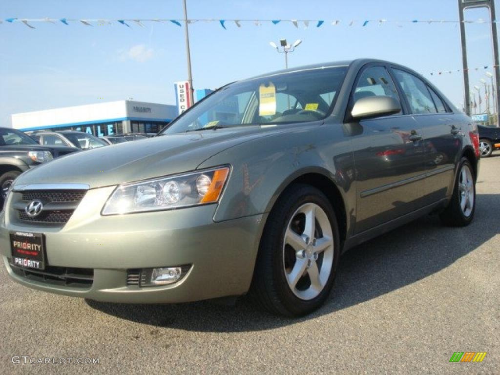 2007 Sonata SE V6 - Natural Khaki / Beige photo #1