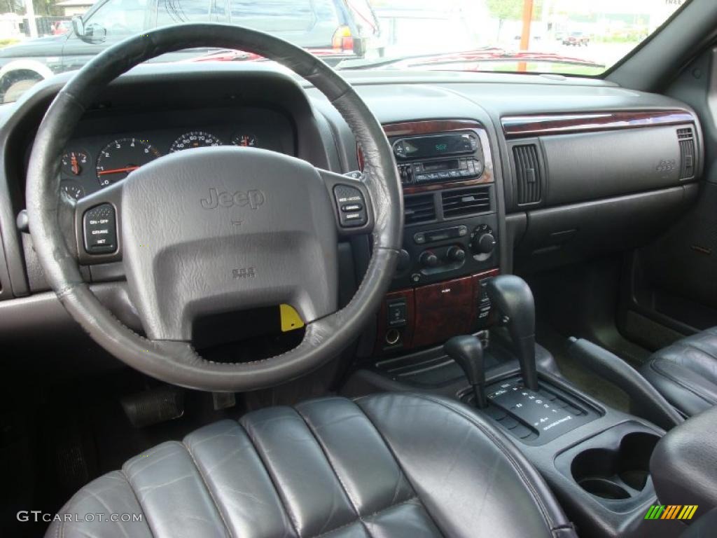 2000 Grand Cherokee Limited 4x4 - Silverstone Metallic / Agate photo #12