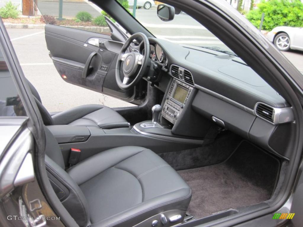 2007 911 Carrera 4S Coupe - Slate Grey Metallic / Black photo #25
