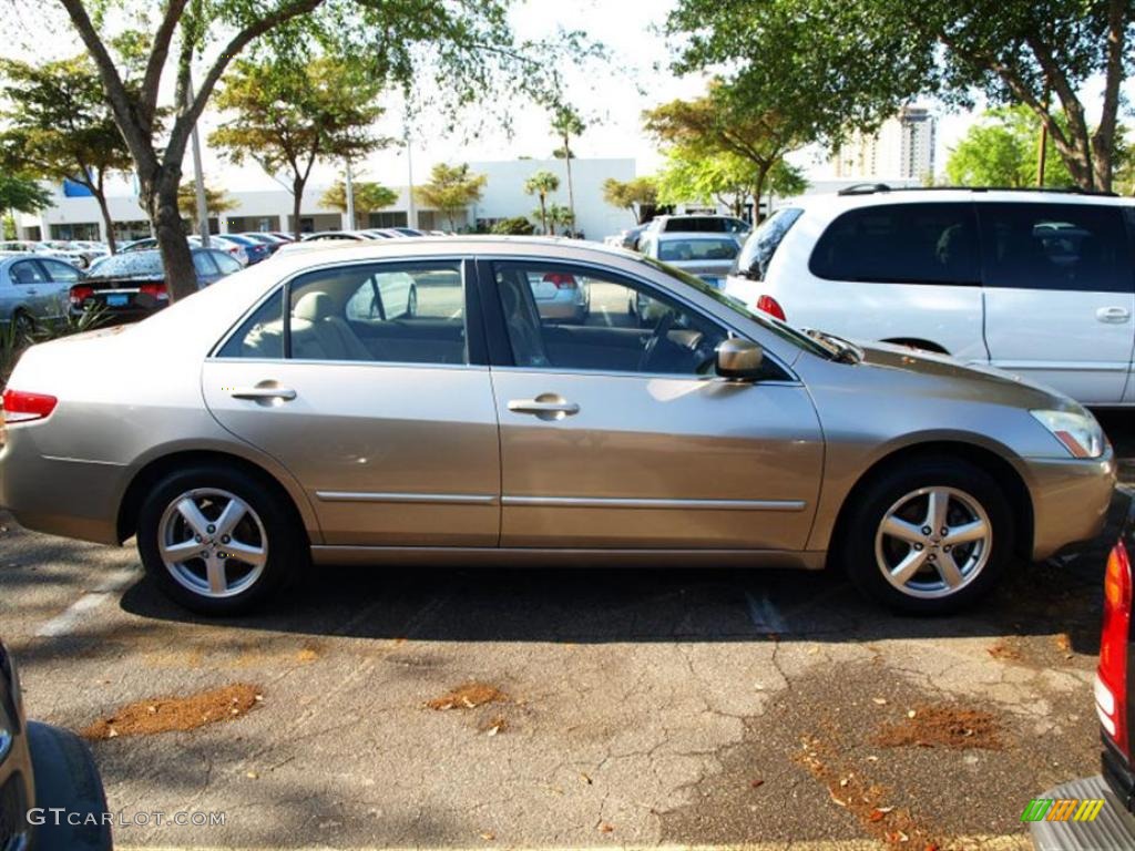 2003 Accord EX Sedan - Desert Mist Metallic / Ivory photo #2