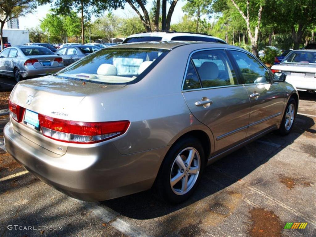 2003 Accord EX Sedan - Desert Mist Metallic / Ivory photo #3