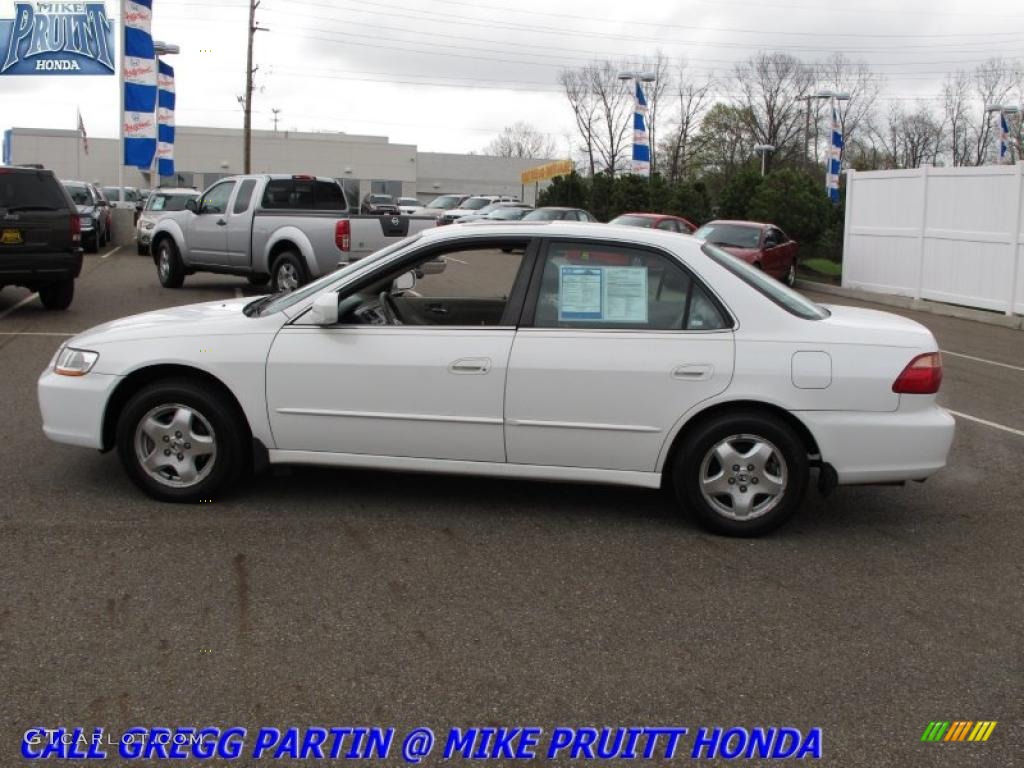 2000 Accord EX V6 Sedan - Taffeta White / Ivory photo #1