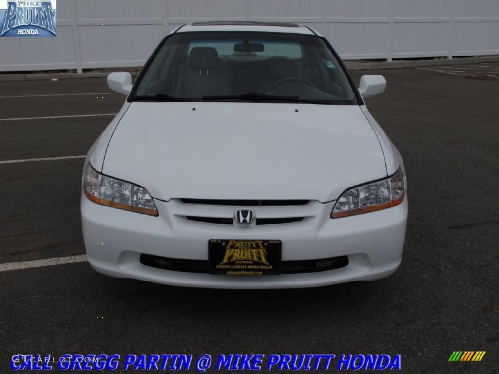 2000 Accord EX V6 Sedan - Taffeta White / Ivory photo #4