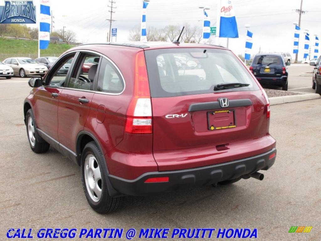 2008 CR-V LX - Tango Red Pearl / Gray photo #2