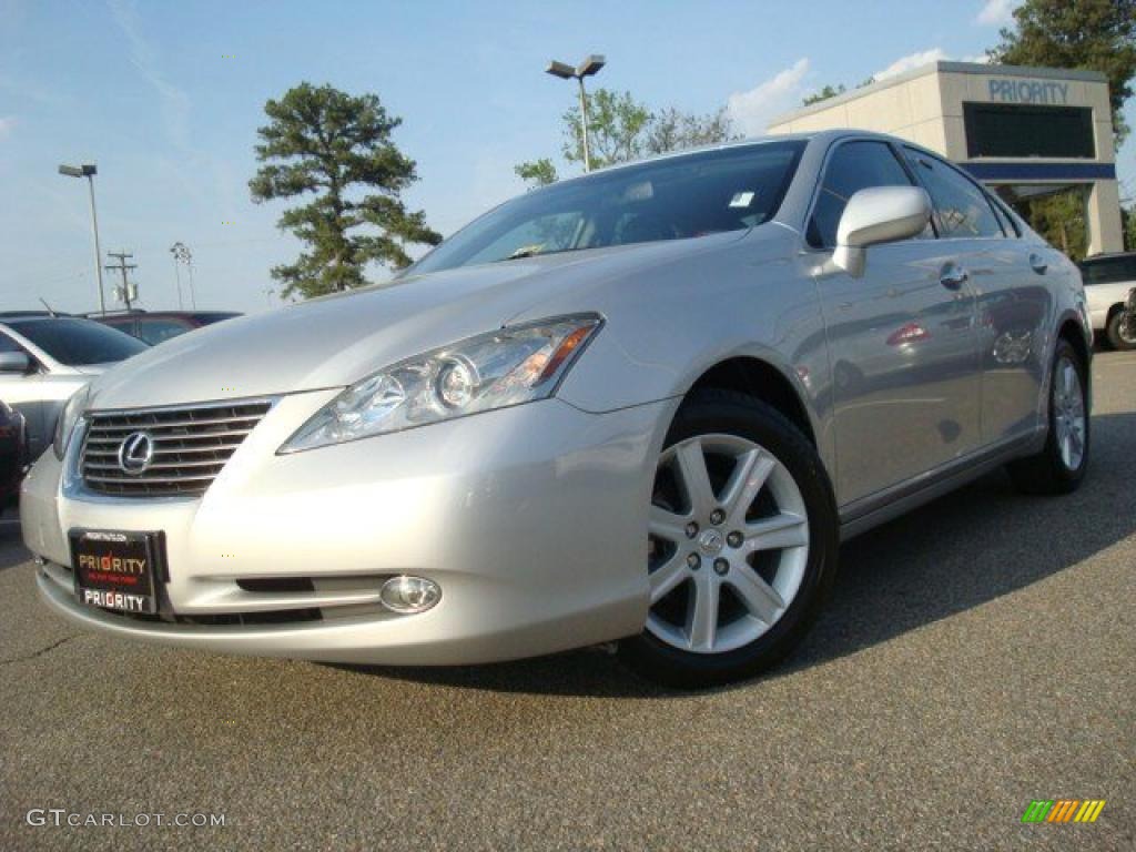 2007 ES 350 - Tungsten Silver Metallic / Black photo #1