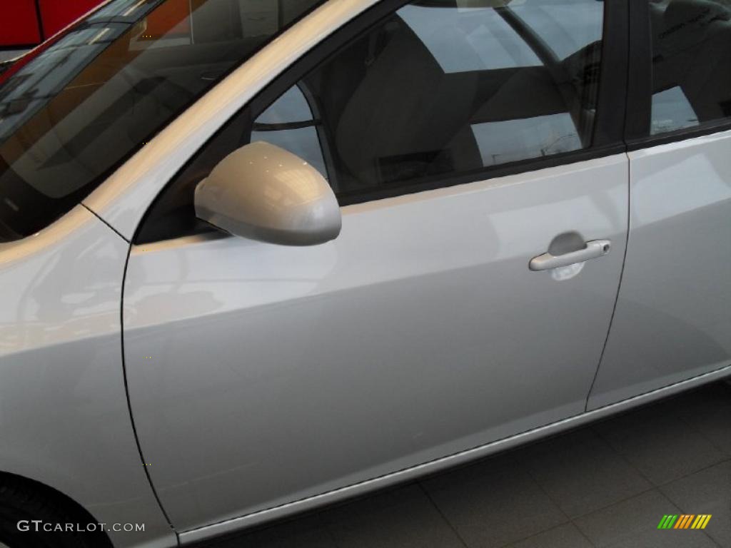 2008 Elantra GLS Sedan - QuickSilver Metallic / Gray photo #4