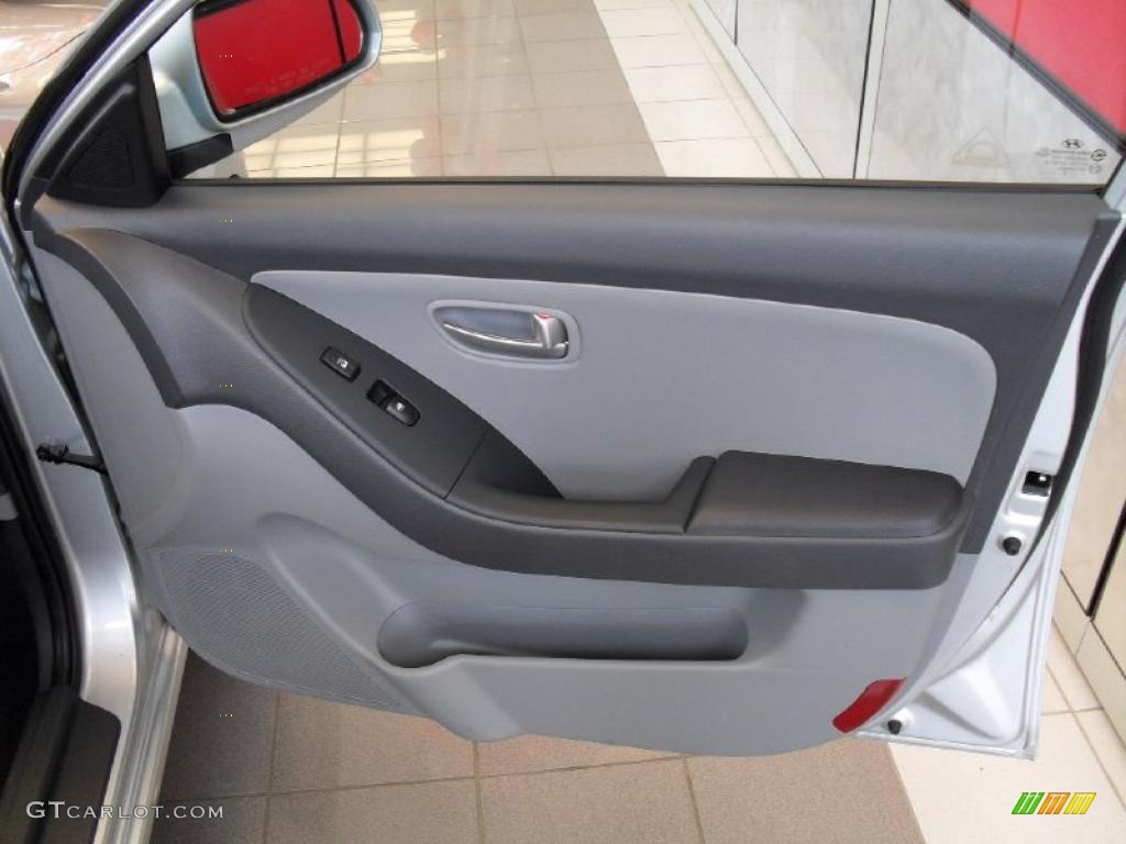 2008 Elantra GLS Sedan - QuickSilver Metallic / Gray photo #20