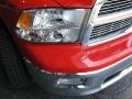 2010 Flame Red Dodge Ram 1500 Big Horn Crew Cab  photo #3