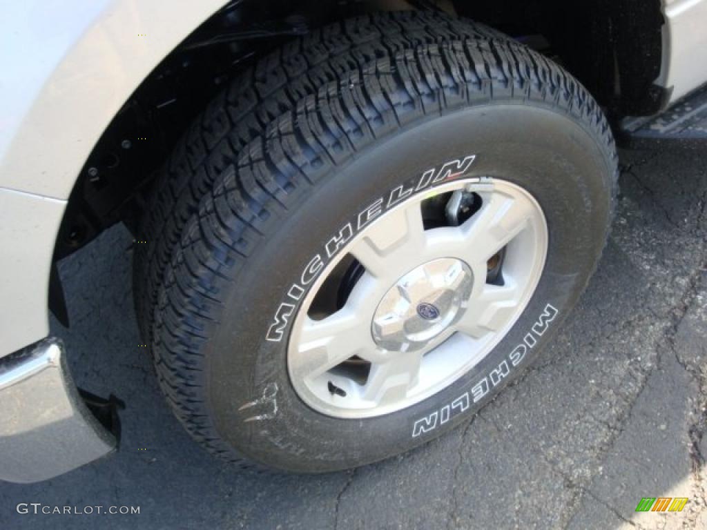 2010 F150 XLT SuperCab 4x4 - Ingot Silver Metallic / Medium Stone photo #12