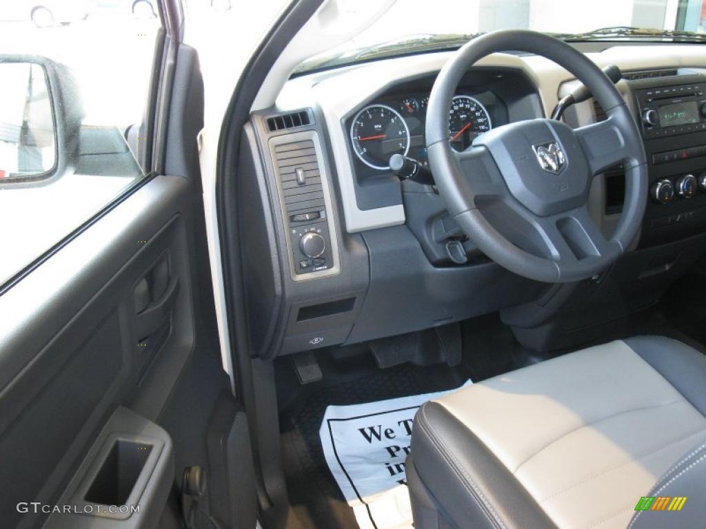 2009 Ram 1500 ST Regular Cab - Stone White / Dark Slate/Medium Graystone photo #10