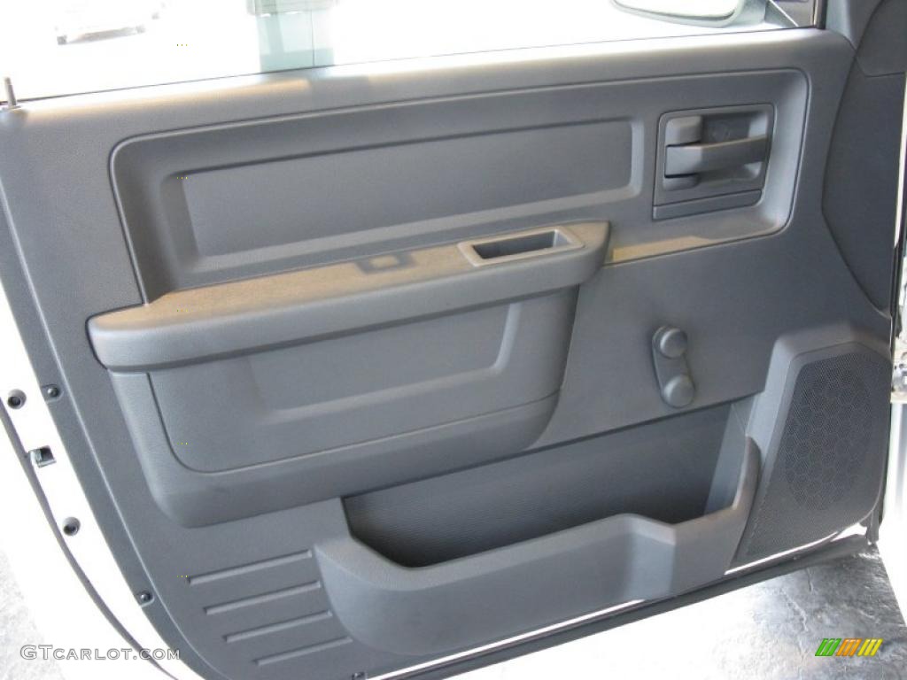 2009 Ram 1500 ST Regular Cab - Stone White / Dark Slate/Medium Graystone photo #14