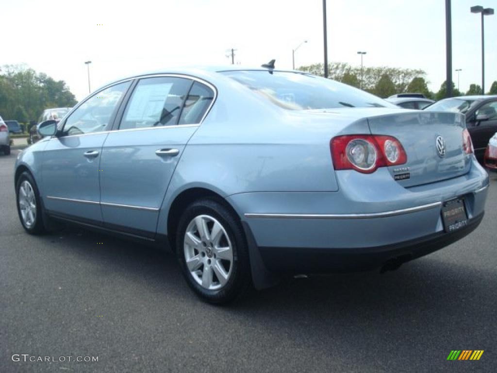 2007 Passat 2.0T Sedan - Arctic Blue Silver Metallic / Classic Grey photo #4