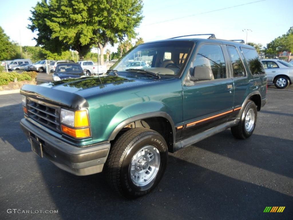 Deep Emerald Green Metallic Ford Explorer