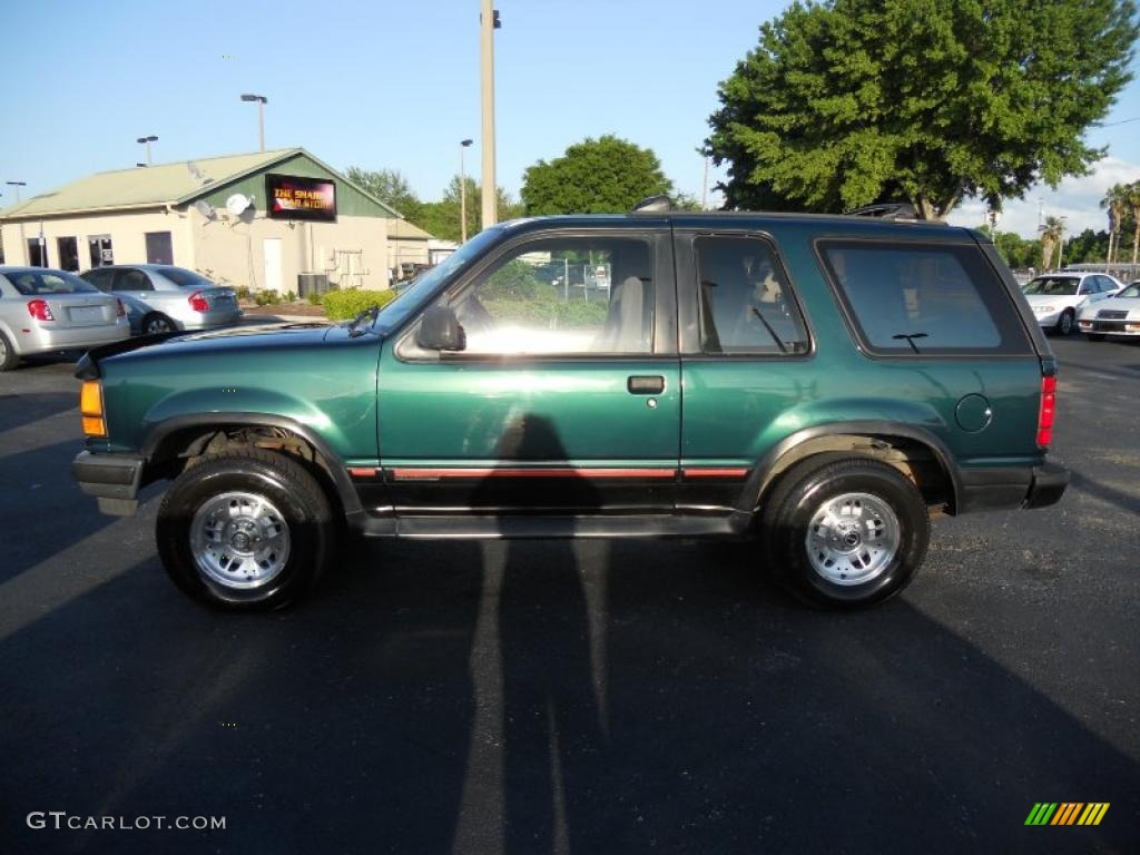 1994 Explorer Sport 4x4 - Deep Emerald Green Metallic / Tan photo #2