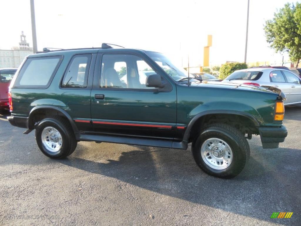 1994 Explorer Sport 4x4 - Deep Emerald Green Metallic / Tan photo #5