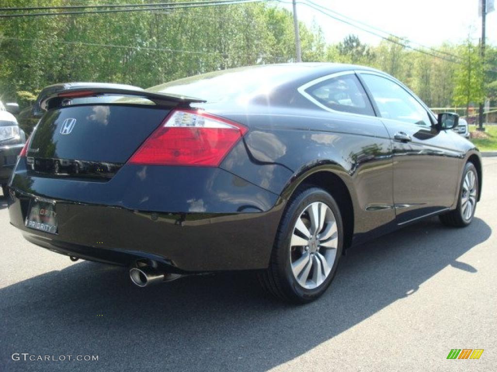 2008 Accord EX Coupe - Nighthawk Black Pearl / Black photo #4